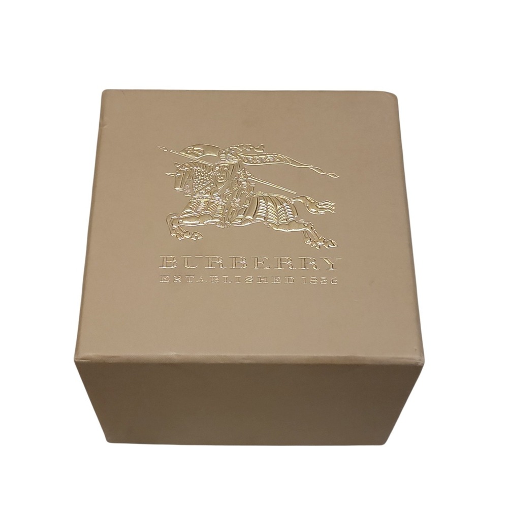 Burberry Authentic Watch Hard Box and Cushion Empty No Watch With Manual